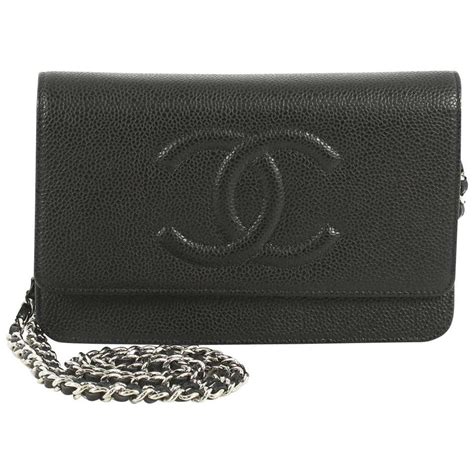 charchoal chanel wallet on chain|Chanel timeless wallet on chain.